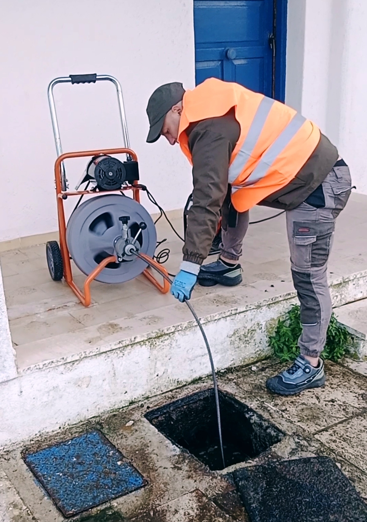 Μηχάνημα καθαρισμού αγωγών